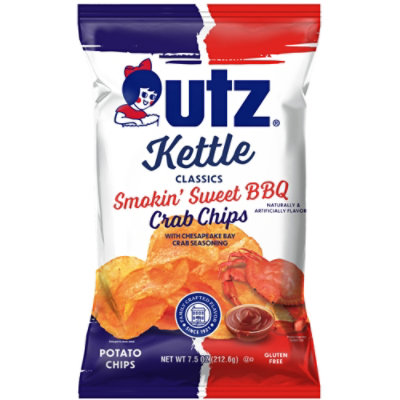 Utz Kettle Smkn Sweet Crab Chips 7.5 Oz. - 7.5 OZ - Image 2