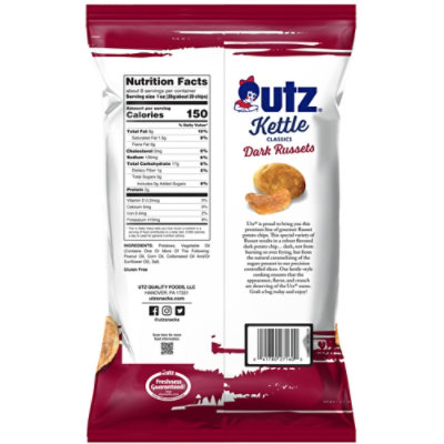 Utz Kettle Russet Chips - 7.5 OZ - Image 6