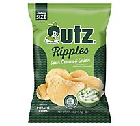 Utz Sc&o Ripple Chips - 7.75 OZ