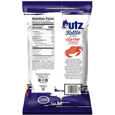 Utz Kettle Crab Chips 7.5 Oz. - 7.5 OZ - Image 6
