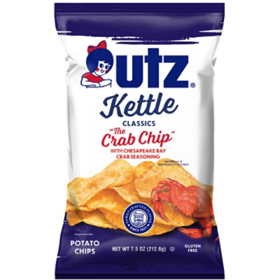 Utz Kettle Crab Chips 7.5 Oz. - 7.5 OZ - Image 1