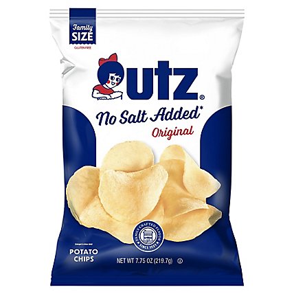 Utz No Salt Chips - 7.75 OZ - Image 3