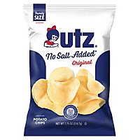 Utz No Salt Chips - 7.75 OZ - Image 2