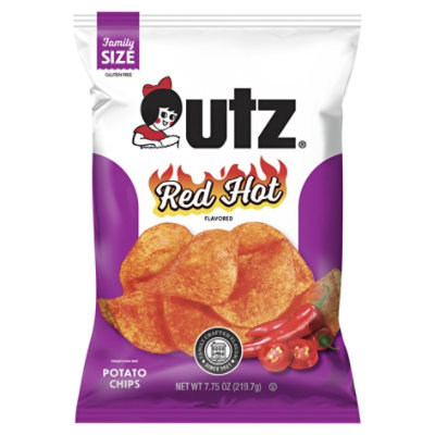 Utz Red Hot Potato Chips - 7.75 OZ - Image 3