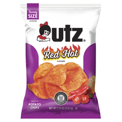 Utz Red Hot Potato Chips - 7.75 OZ - Image 2