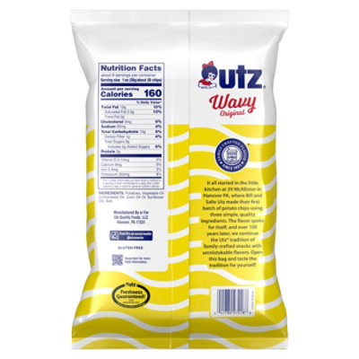 Utz Wavy Chips - 7.75 OZ - Image 2