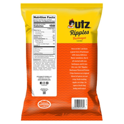 Utz Bbq Ripple Chips - 7.75 OZ - Image 6