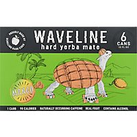 Waveline Mango Hard Yerba Mate Plus Caffeine In Cans - 6-12 Fl. Oz. - Image 6