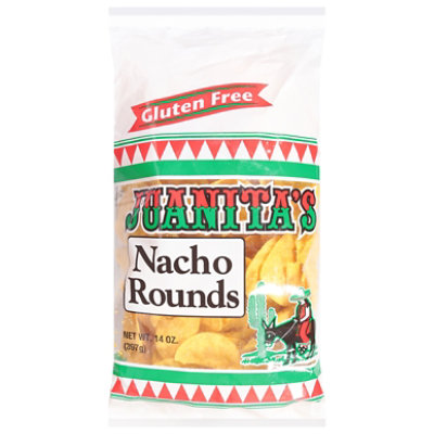 Juanitas Gluten Free Nacho Rounds - 14 Oz