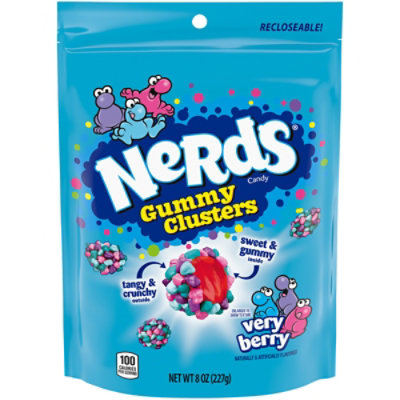 Nerds Gummy Cluster Very Berry 8 Ounce Sub - 8 Oz