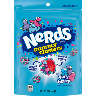 NERDS Gummy Clusters Very Berry Crunchy and Gummy - 8 Oz - Image 2