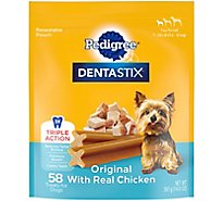 Pedigree Dentastix Toy Small Dog Original Flavor Dental Treats - 58 Count