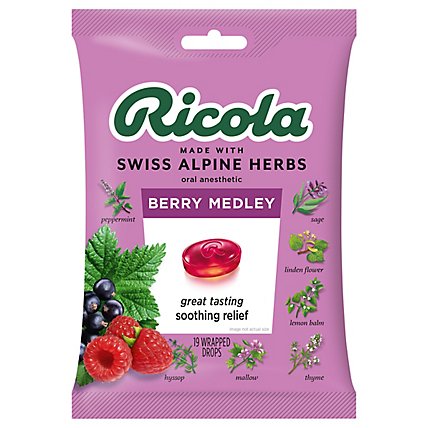 Ricola Berry Medley W/swiss Alpine Herbs - 19 CT - Image 2