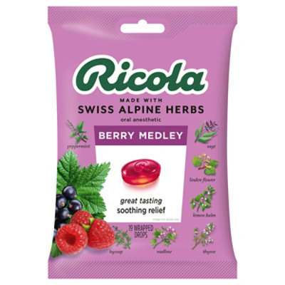 Ricola Berry Medley W/swiss Alpine Herbs - 19 CT - Image 2