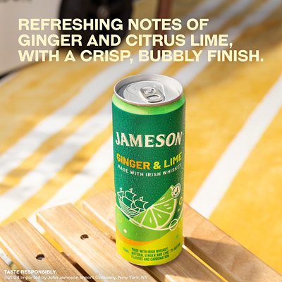 Jameson Ginger & Lime in a Can 12 Proof - 4 -12 Fl Oz - Image 4