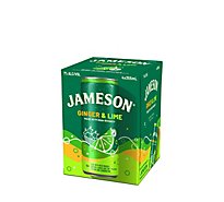 Jameson Ginger & Lime Rtd Can 4pk - 4-12 FZ