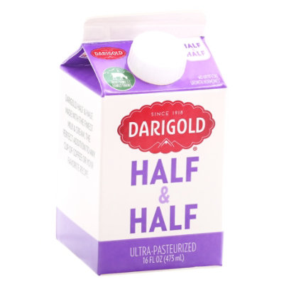 Darigold Pastauized Half & Half - PT - Image 1