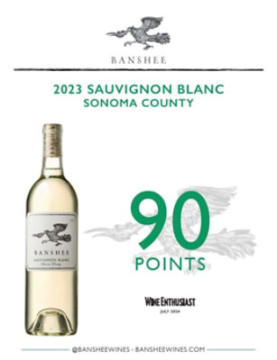 Banshee Sauvignon Blanc Wine - 750 ML - Image 4