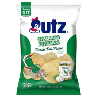 Utz Grillo's Pickle Flavored Chips - 7.75 OZ - Image 3