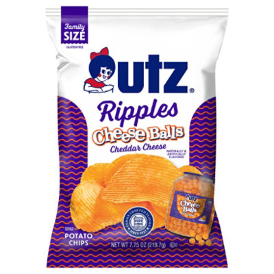 Utz Ripple Cheese Balls Flavored Chips - 7.75 OZ - Image 3