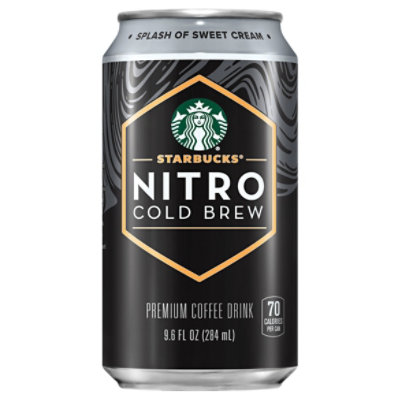 Starbucks Nitro Cold Brew Premium Coffee Drink Sweet Cream 9.6 Fl Oz Can - 9.6 FZ - Image 3