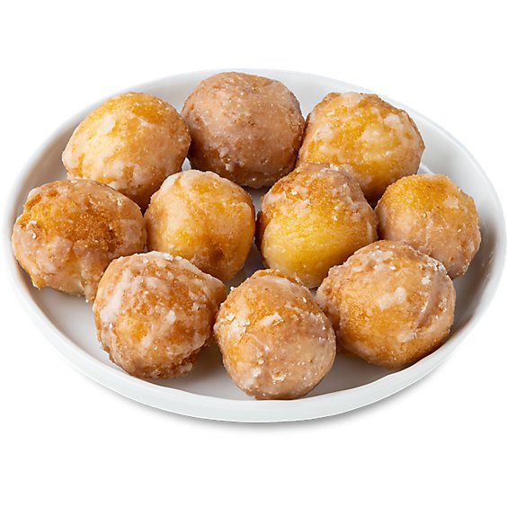 Plain Glazed Donut Holes 10 Count - EA