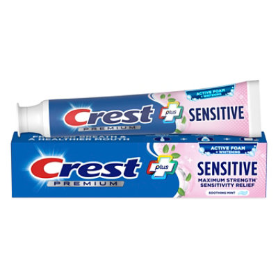 Crest Premium Plus Sensitive Toothpaste Soothing Mint Flavor 7.0 Oz - 7 OZ