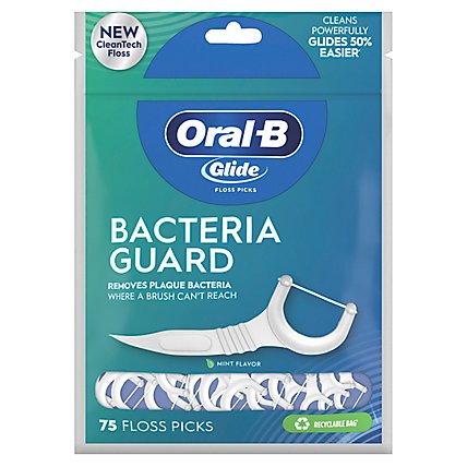 Oral-b Bacteria Guard Dental Floss - 75 CT - Image 2