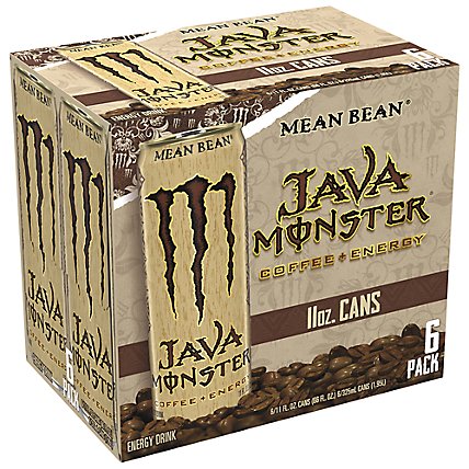 Monster Energy Java Mean Bean Energy + Coffee - 6-11 Fl. Oz. - Image 1