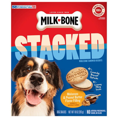 Milk-bone Stacked 10 Ounce Molasses And Peanut Butter Dog Treat Each - 10 OZ - Image 3