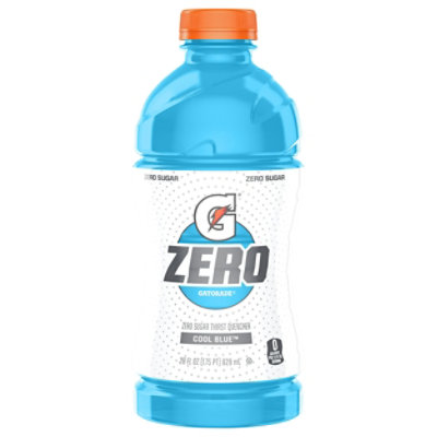 Gatorade Zero Sugar Thirst Quencher Cool Blue Bottle - 28 OZ