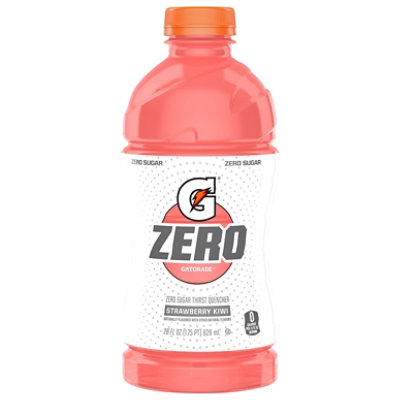 Gatorade Zero Sugar Thirst Quencher Strawberry Kiwi Flavored Bottle - 28 FZ