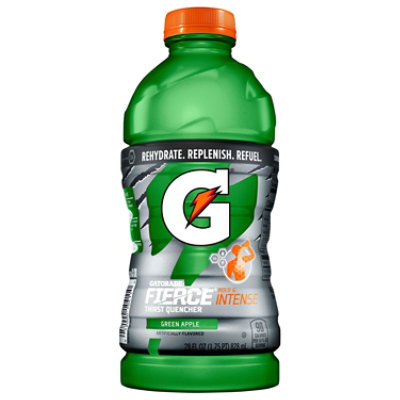 Gatorade Fierce Thirst Quencher Green Apple - 28 FZ - Image 1