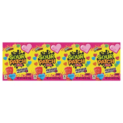 Sour Patch Kids Message Hearts - 3.5 Oz