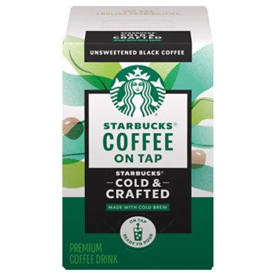 Starbucks Cold & Crafted Coffee Drink On Tap Unsweetened - 72 FZ - Image 3