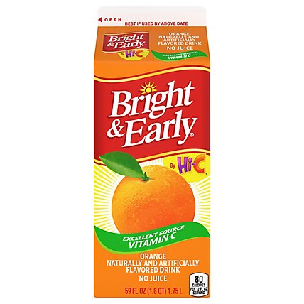 Bright & Early Orange Flavored Drink - 59 Fl. Oz. - Image 3