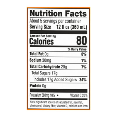 Bright And Early Orange Flavored Drink - 59 Fl. Oz. - Image 4