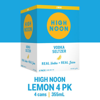 High Noon Lemon - 4-355ML - Image 2