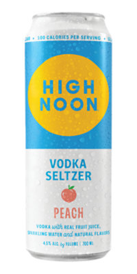 High Noon Peach  Can - 24 FZ - Image 1