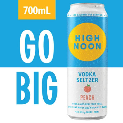 High Noon Peach  Can - 24 FZ - Image 2