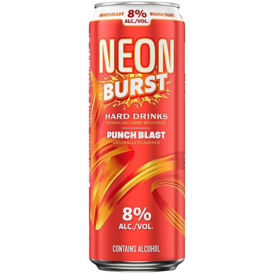Neon Burst Punch Blast Hard Drinks Can - 25 Fl. Oz.