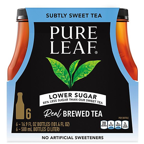 Pure Leaf Iced Tea Subtly Sweet 16.9 Fl Oz, 6 Count - 101.4 FZ