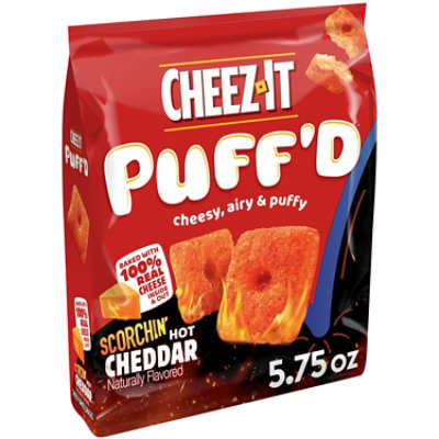 Cheez-It Puffd Scorchin Hot Cheddar Puffed Snacks - 5.75 Oz