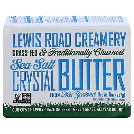 Lewis Road Creamery Butter Artisan Seasalt - 8 OZ - Image 3