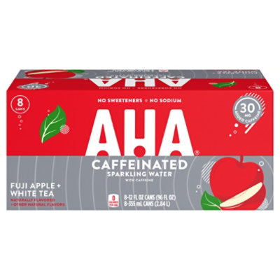 Aha Fuji Apple  White Tea Cans - 8-12 OZ