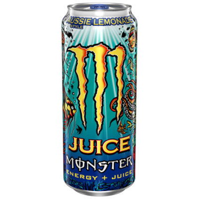 monster energy drink label caffeine