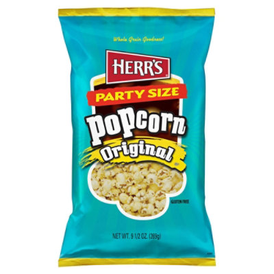 Herr's Original Party Size Popcorn - 9.5 OZ - Image 2