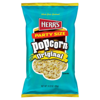 Herr's Original Party Size Popcorn - 9.5 OZ - Image 1