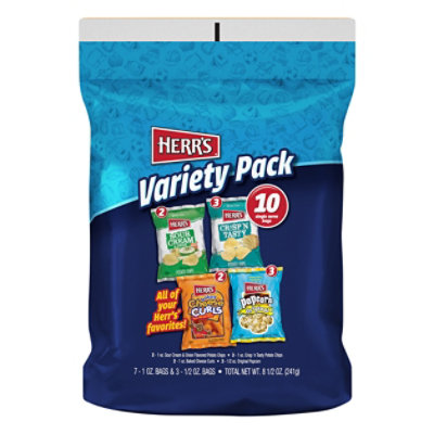 Herrs Variety Pack 10 Ct - 8.5 OZ - Image 3