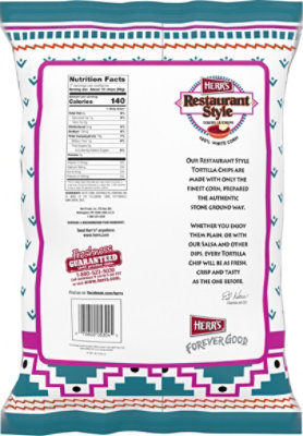 Herrs Restaurant Style Tortilla Chips - 17 OZ - Image 6